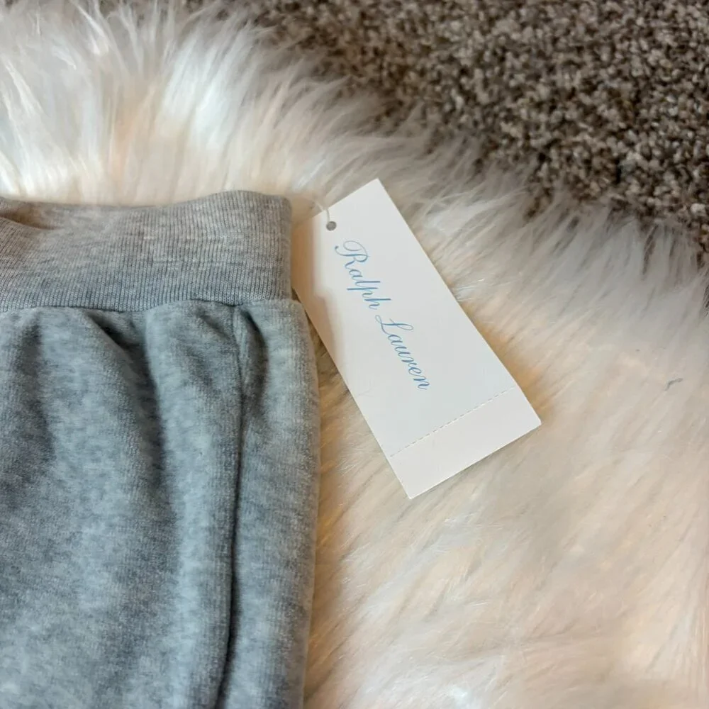 Ralph Lauren Gray Sweatpants Baby Boys 9 Months NWT